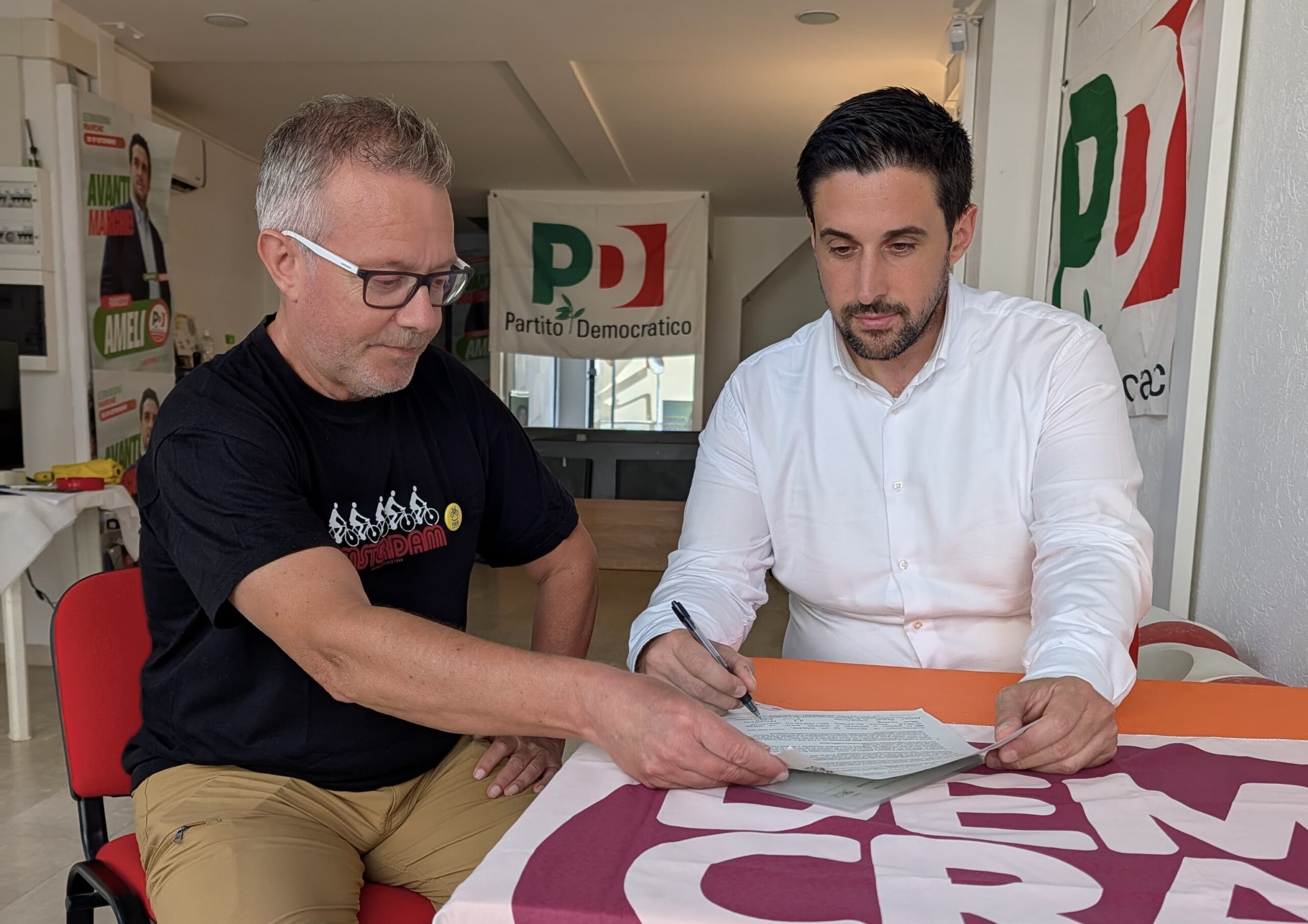 Ameli, candidato per il PD al Consiglio Regionale, sottoscrive e sostiene il manifesto FIAB Ascoli: “La mobilità sostenibile al centro delle politiche regionali. Faremo delle Marche la più grande bicipolitana d’Italia”
