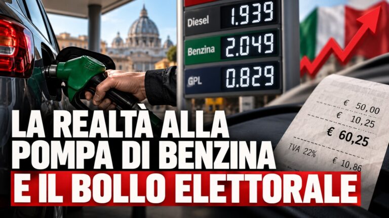 La realtà alla pompa di benzina e il bollo elettorale