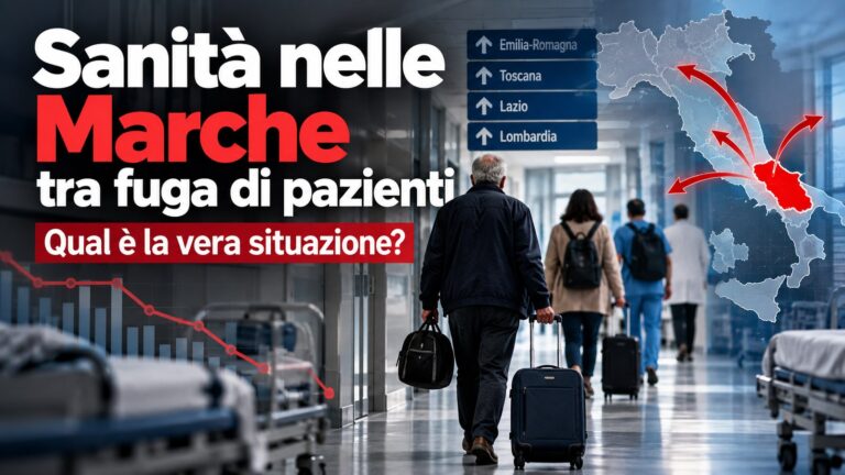 Sanità nelle Marche tra fuga di pazienti: qual è la vera situazione?
